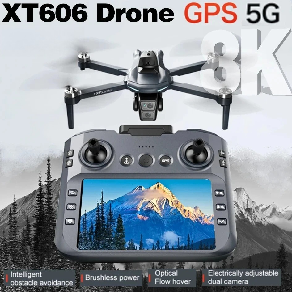 Drone Photogrammetry - Drone Original XT606 Professionnel avec Caméra