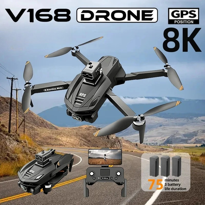 Drone Photogrammetry - Drone GPS professionnel V168 original, caméra