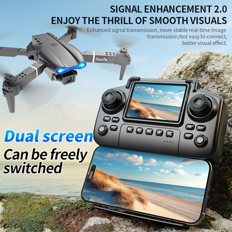 Drone pliable E99 PRO MAX avec - Drone Lidar avis et prix